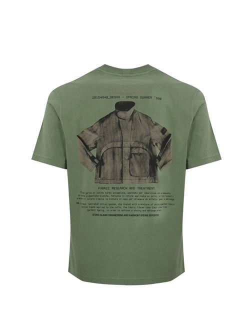 T-shirt 2100037 in cotone Archivio Sage STONE ISLAND | 2100037S0091V0055